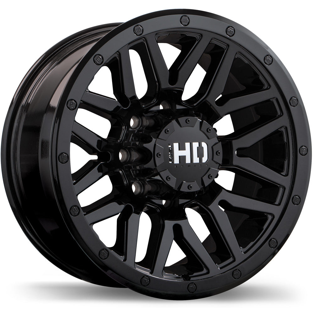 Fast HD Menace Gloss Black 18x9.0 +15 8x165.1 121.1