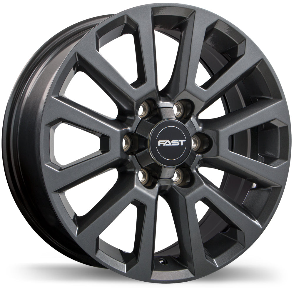 Fast Wheels Storm II Gloss Gunmetal 20x8.5 +35 6x139.7 77.8