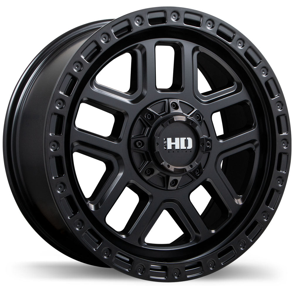 Fast HD Summit Satin Black 18x8.0 +30 6x114.3 / 120 72.6