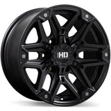 Fast HD RECON Satin Black Anthracite 17x8.0 +20 6x139.7 78