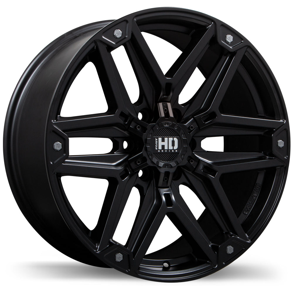 Fast HD RECON Satin Black Anthracite 18x9.0 +10 6x139.7 78
