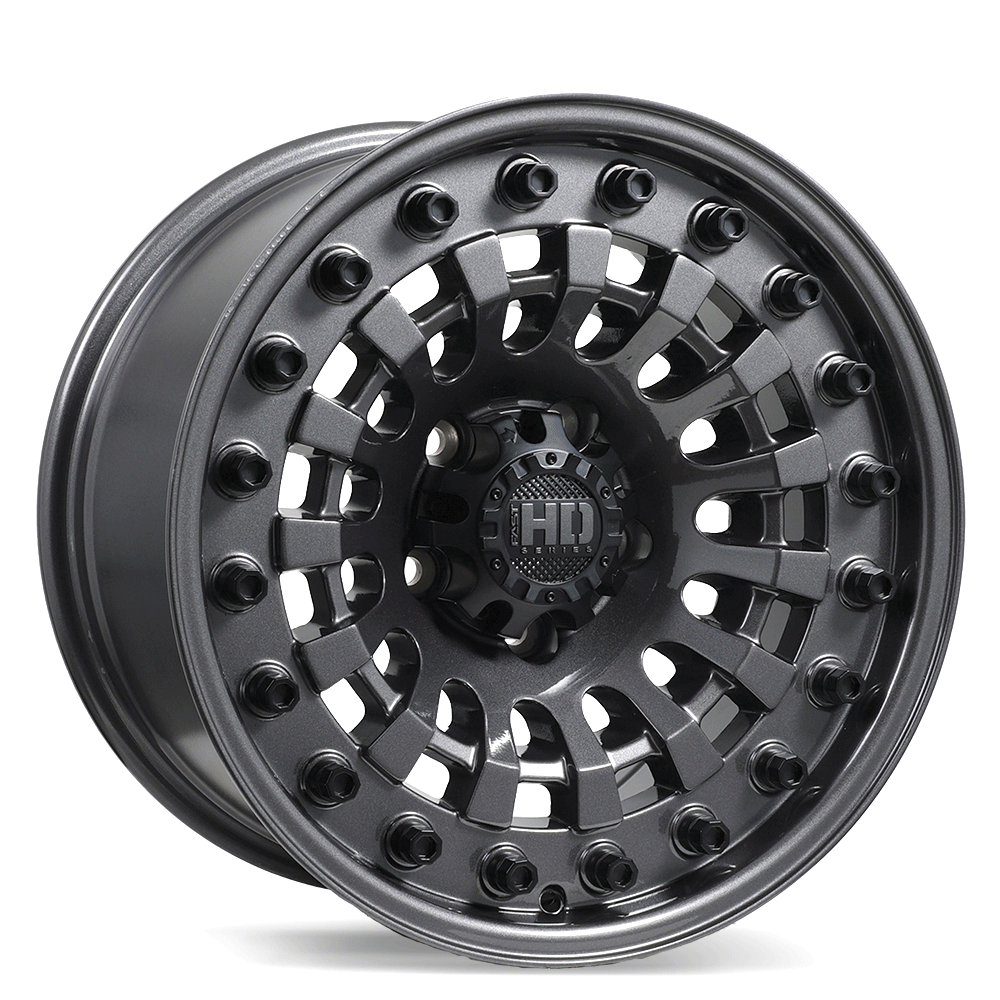 Fast HD Shred Gloss Gunmetal 17x9.0 +0 5x127 71.5