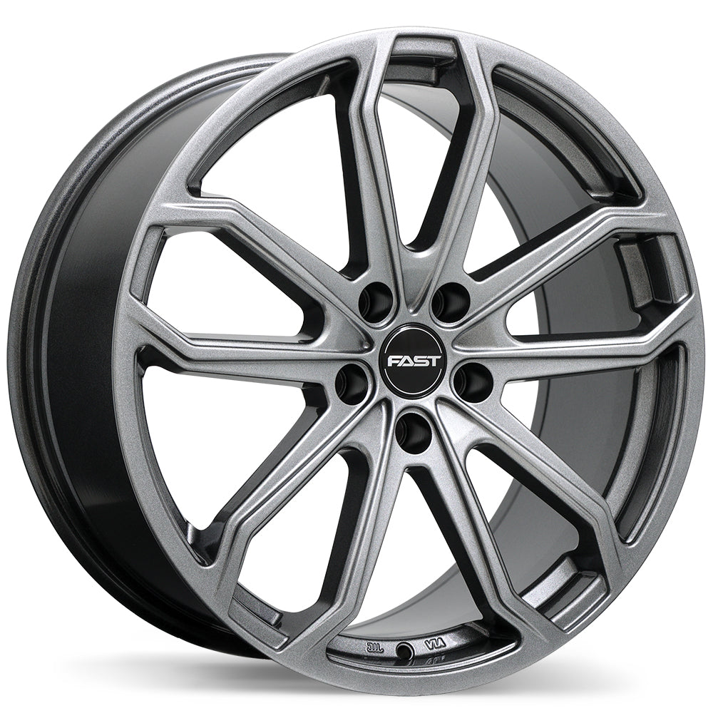 Fast Wheels Impression Titanium 17x7.5 +45 5x114.3 67.1
