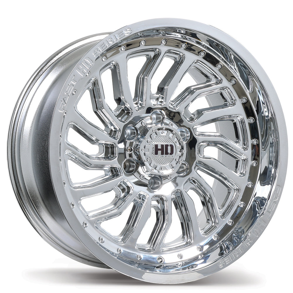 Fast HD D-STRUCT Chrome 20x10.0 -15 6x139.7 78