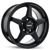 Fast Wheels Flair Gloss Black 16x7.0 +45 5x114.3 67.1