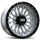 Fast HD Muramasa Gloss Silver with Black Lip 20x10.0 +0 8x165.1 121.1