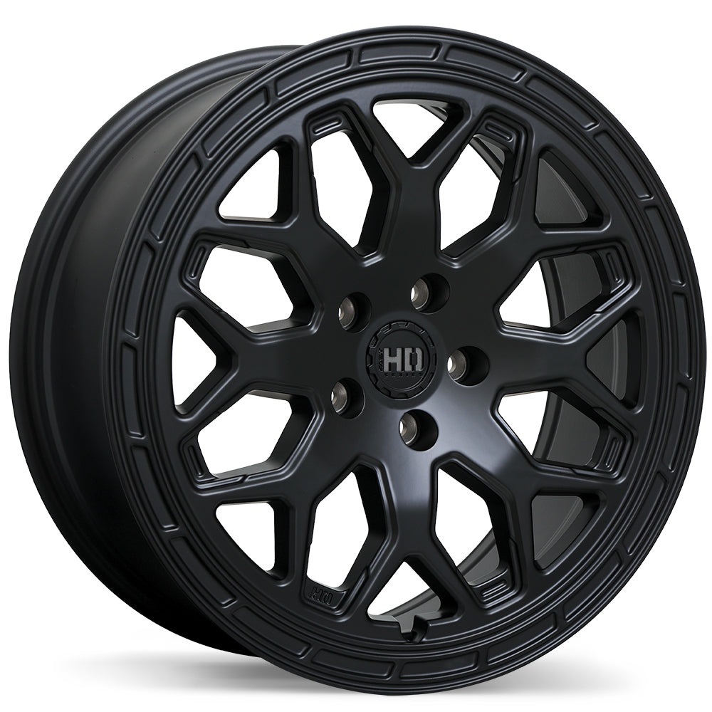 Fast HD Bandit Matte Black 19x8.0 +40 5x114.3 72.6