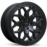 Fast HD Bandit Matte Black 19x8.0 +40 5x114.3 72.6