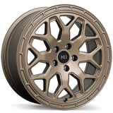 Fast HD Bandit Satin Bronze 19x8.0 +40 5x114.3 72.6