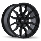 Fast HD Grit Satin Black with Milling 18x8.5 +20 6x139.7 93.1