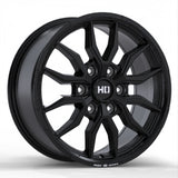 Fast HD Grit Satin Black with Milling 18x8.5 +44 6x135 87.1