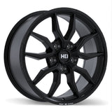 Fast HD Grit Satin Black with Milling 20x9.0 +48 5x139.7 64.1