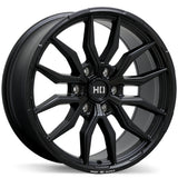 Fast HD Grit Satin Black with Milling 20x9.0 +50 6x139.7 95.1