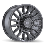 Fast HD Grit Satin Gunmetal with Milling 18x8.5 +33 8x165.1 116.7