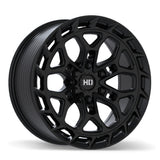 Fast HD Phantom Satin Black 20x9.0 +20 6x139.7 78
