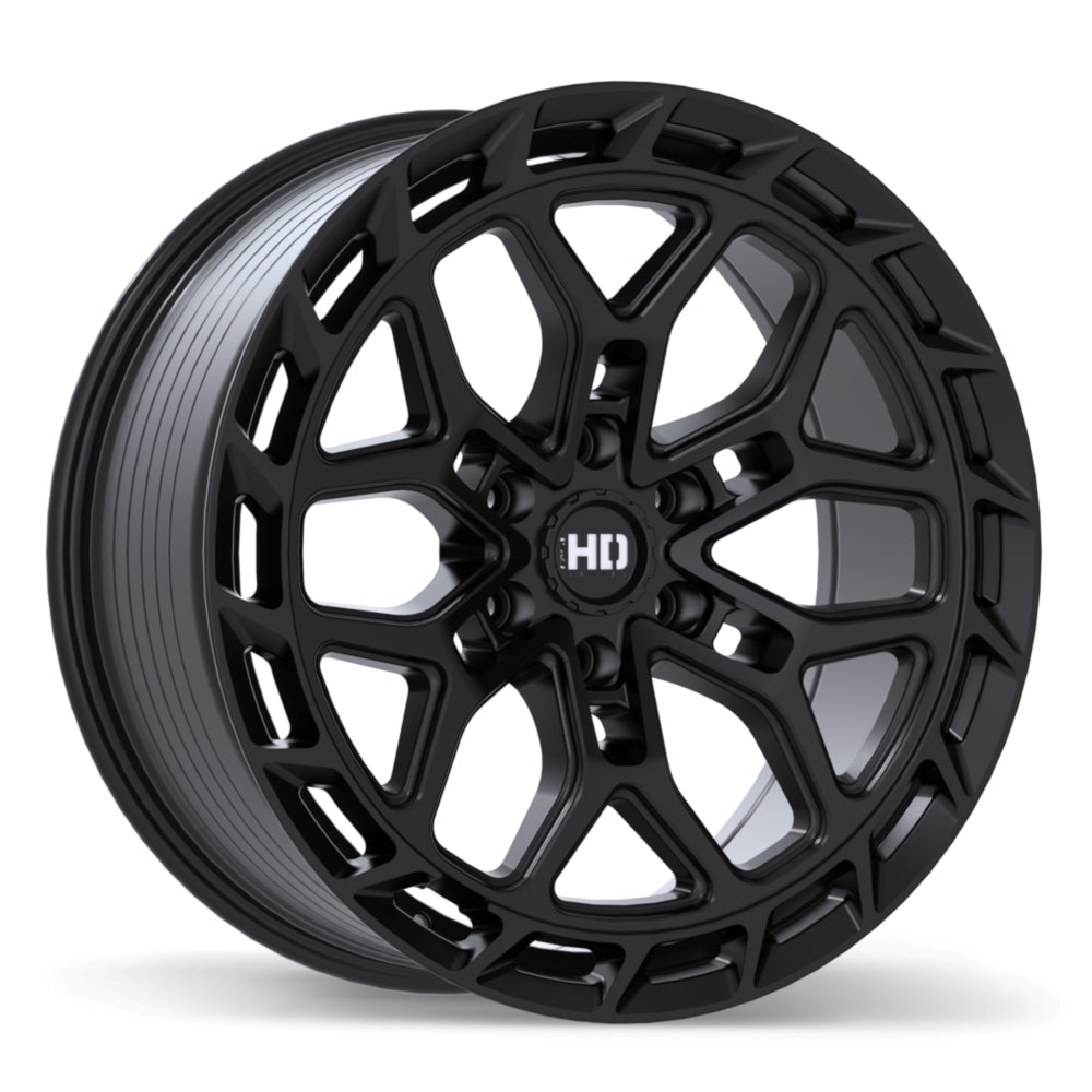 Fast HD Phantom Satin Black 22x9.5 +20 6x139.7 93.1