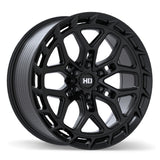 Fast HD Phantom Satin Black 22x9.5 +20 6x139.7 93.1