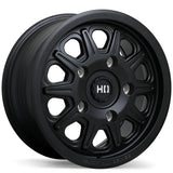 Fast HD Fury Satin Black 16x7.5 +60 5x160 65.1