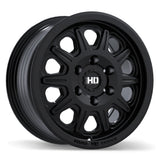 Fast HD Fury Satin Black 16x7.5 +54 6x130 84.1