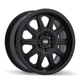 Fast HD Fury Satin Black 18x8.0 +50 6x120 67.1