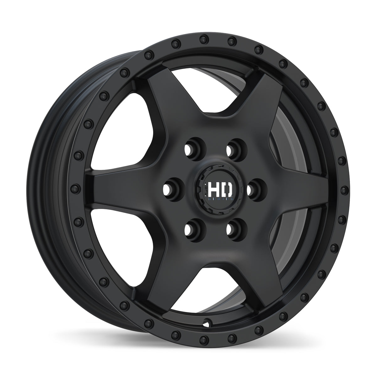 Fast HD Stax Satin Black 16x6.5 +54 6x130 84.1