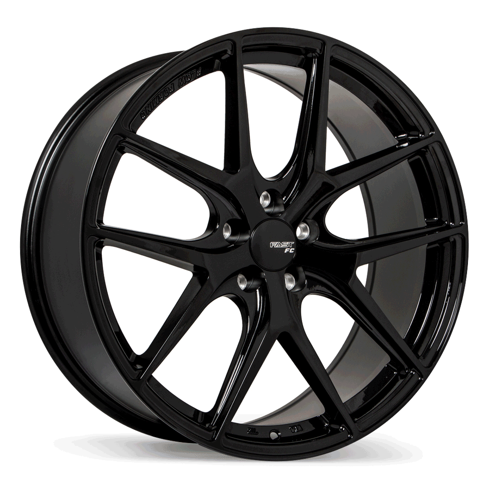 Fast Wheels FC04 Metallic Black 19x8.5 +45 5x114.3 72.6