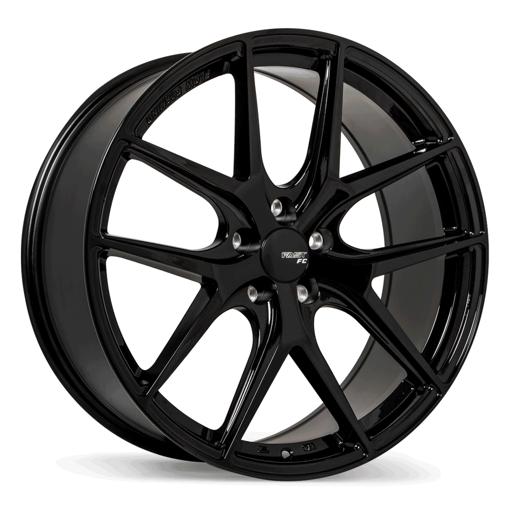 Fast Wheels FC04 Metallic Black 17x8.0 +45 5x114.3 72.6