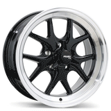 Fast Wheels FC04V Gloss Black with Machined Lip 17x8.0 +10 5x115 70.3