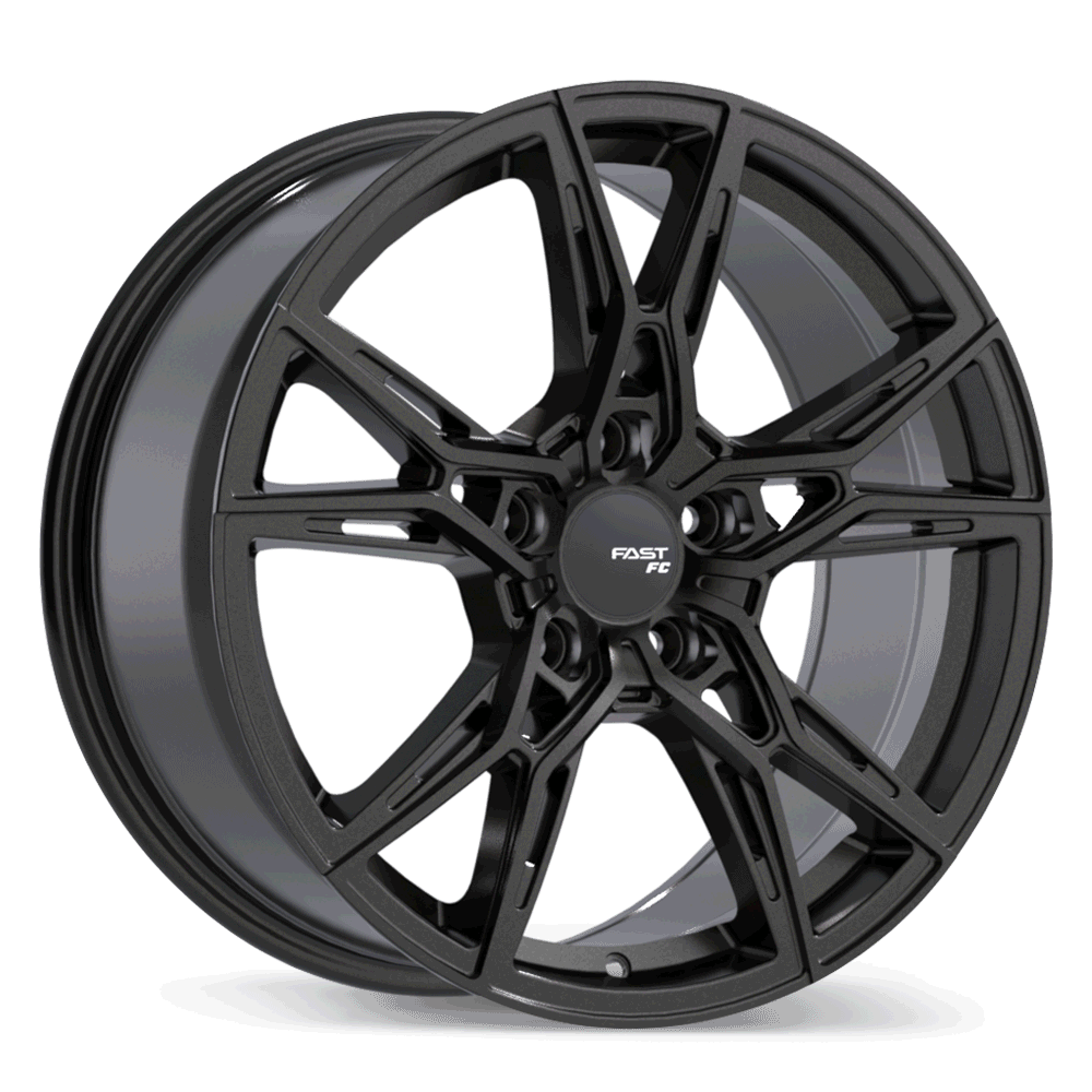 Fast Wheels FC10 Gloss Black Anthracite 18x9.5 +35 5x120 60.1
