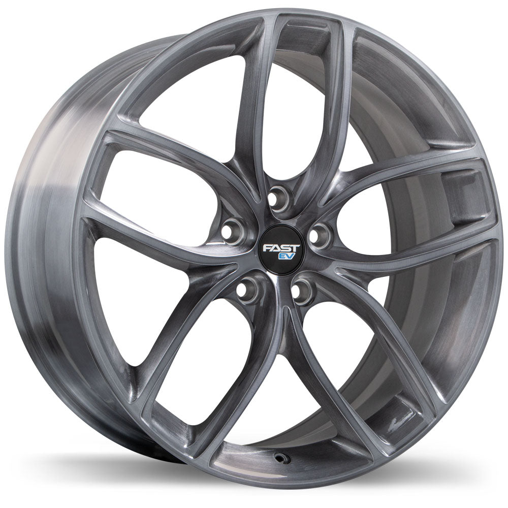 Fast Wheels EV04 Brushed With Dark Tint 20x9.0 +35 5x114.3 70.6