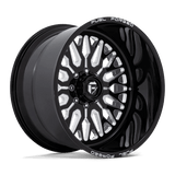 Fuel Forged FF109 Gloss Black Milled 24x12 -40 8X165.1 125