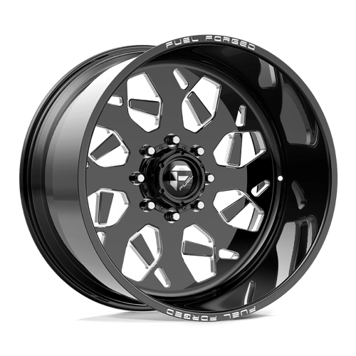 Fuel Forged FF111 Gloss Black Milled 26x12 -72 8X165.1 122