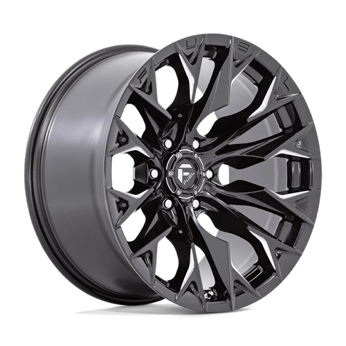 Fuel D803 FLAME Gloss Black Milled 24x12 -44 5X139.7 78