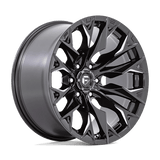 Fuel D803 FLAME Gloss Black Milled 24x12 -44 5X139.7 78