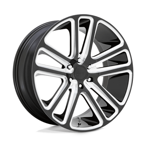DUB S255 FLEX Gloss Black Milled 24x10 +10 5X127 78.1