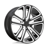 DUB S255 FLEX Gloss Black Milled 24x10 +30 6X135 87.1
