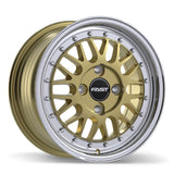 Fast Wheels FR01 Gloss Gold with Machined Lip 15x7.0 +40 4x100 72.6