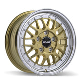 Fast Wheels FR01 Gloss Gold with Machined Lip 15x7.0 +40 5x100 72.6