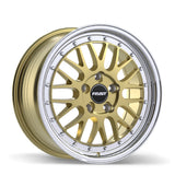 Fast Wheels FR01 Gloss Gold with Machined Lip 17x8.0 +35 5x112 72.6