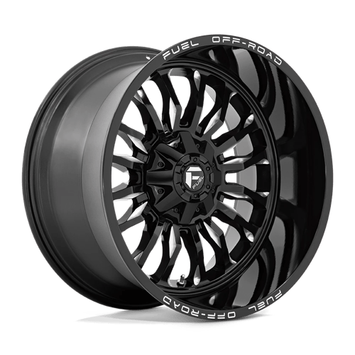 Fuel D795 ARC Gloss Black Milled 22x12 -44 5X139.7/5X150 110.2