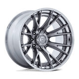 Fuel FC402 CATALYST Platinum W/ Chrome Lip 22x12 -44 8X170 125.1