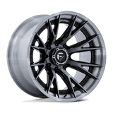Fuel FC402 CATALYST Gloss Black Brushed Dark Tint 24x12 -44 8X180 124.2