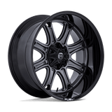 Fuel DARKSTAR Matte Gunmetal W/ Black Lip 22x10 +10 6X135/6X139.7 106.1