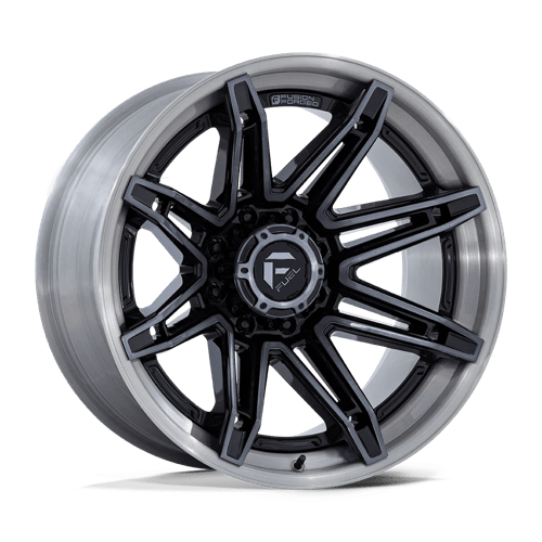Fuel FC401 BRAWL Gloss Black Brushed Dark Tint 22x12 -44 6X135 87.1