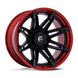 Fuel FC401 BRAWL Matte Black W/ Candy Red Lip 22x10 -18 6X139.7 106.1