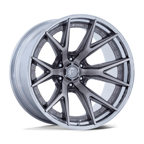 Fuel FC402 CATALYST Platinum W/ Chrome Lip 20x10 -18 6X135 87.1