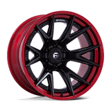 Fuel FC402 CATALYST Matte Black W/ Candy Red Lip 20x10 -18 6X135 87.1