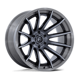Fuel FC403 BURN Gloss Black Brushed Dark Tint 22x12 -44 6X135 87.1