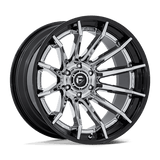Fuel FC403 BURN Chrome W/ Gloss Black Lip 24x12 -44 6X139.7 106.1