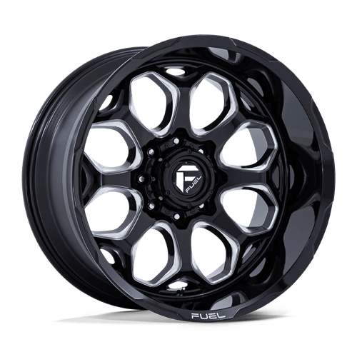 Fuel FC862 SCEPTER Gloss Black Milled 22x10 -18 6X135 87.1
